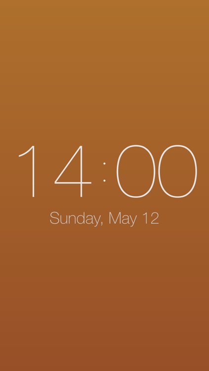 Gradient Color Clock