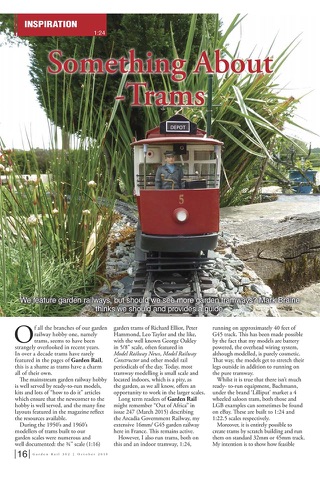 Garden Rail Magazine - náhled