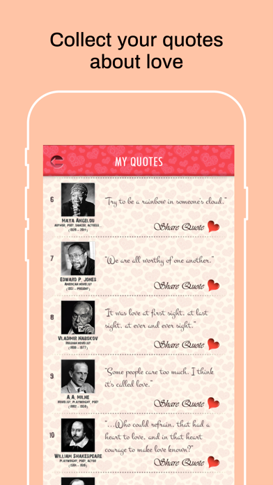 Screenshot #3 pour 2048 Valentine’s Day Quotes