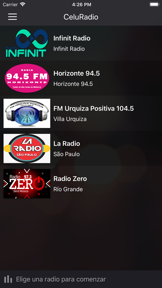 CeluRadio screenshot