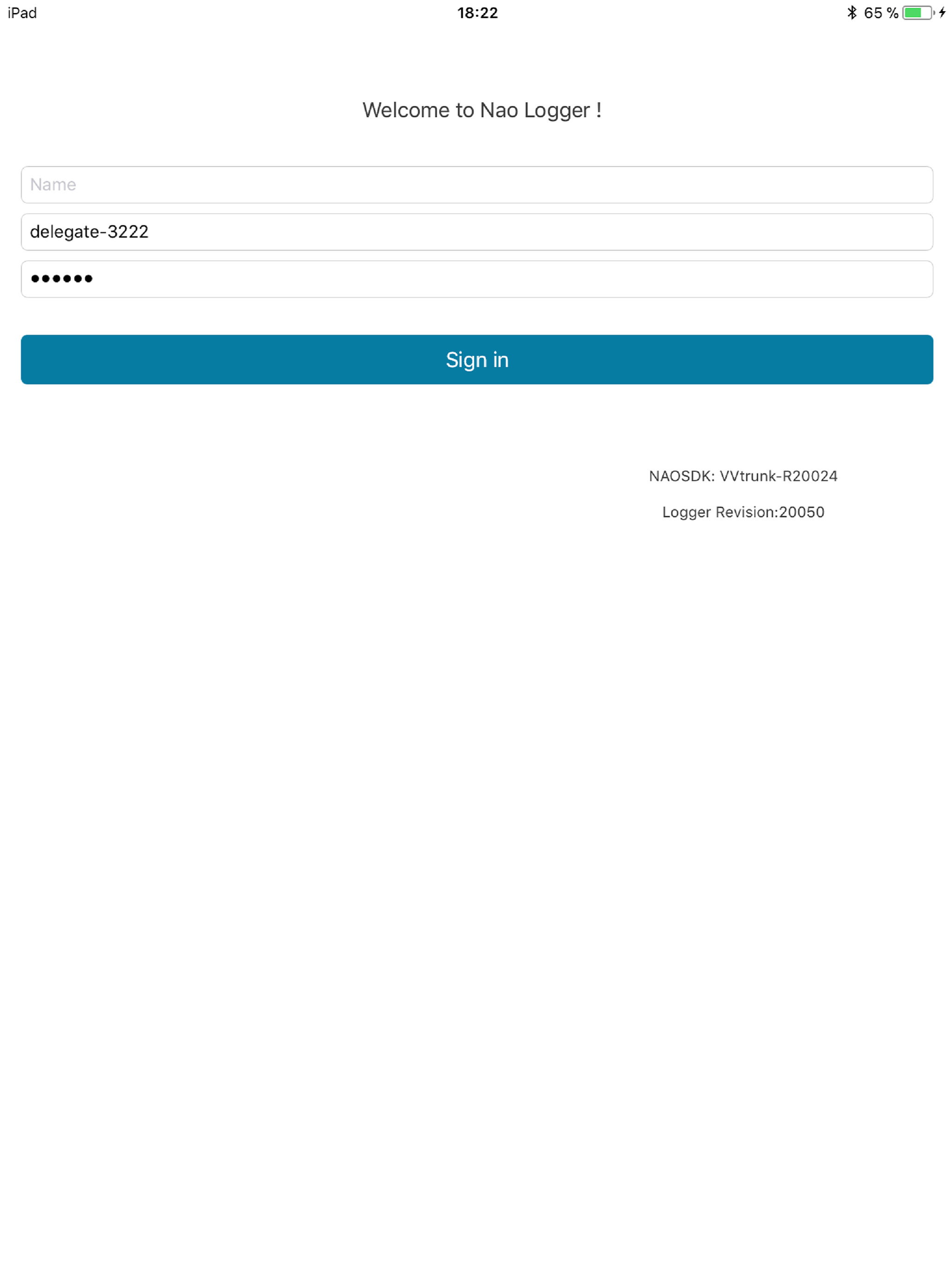NAO Logger