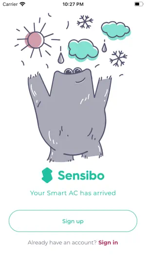 Sensibo screenshot 1