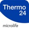 Thermo 24 monitors and tracks baby's temperature continuously