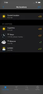 Gismeteo screenshot #3 for iPhone