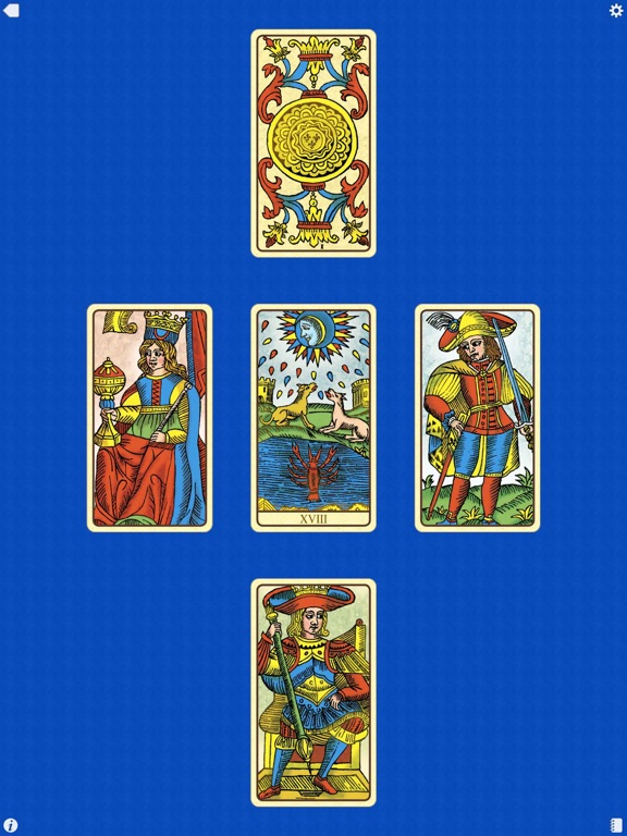 Universal Tarot of Marseille iPad screenshot 5 - Entertainment app