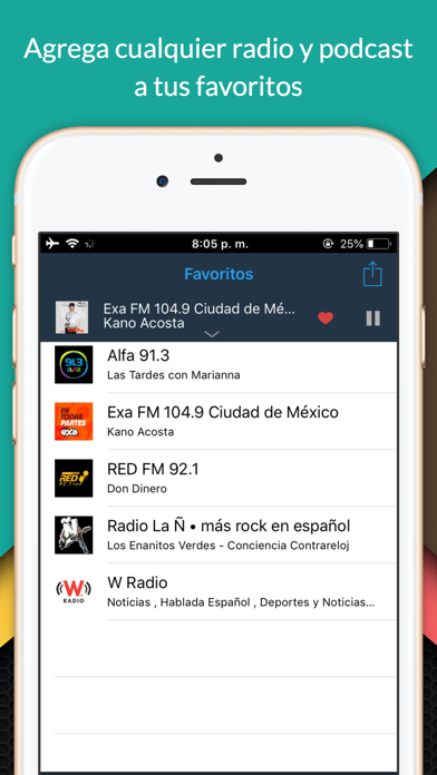 oiRadio México - Live radio Screenshot