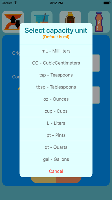 App screenshot