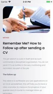 tips for a successful resume iphone screenshot 3