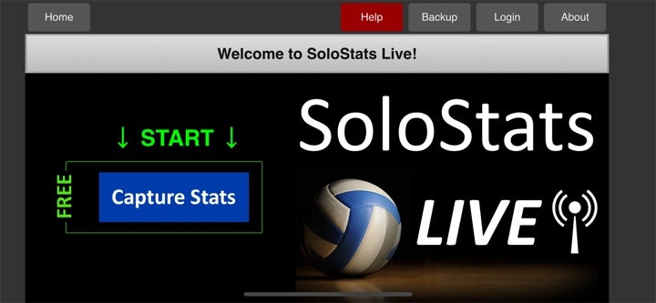 SoloStats Live Volleyball screenshot 1