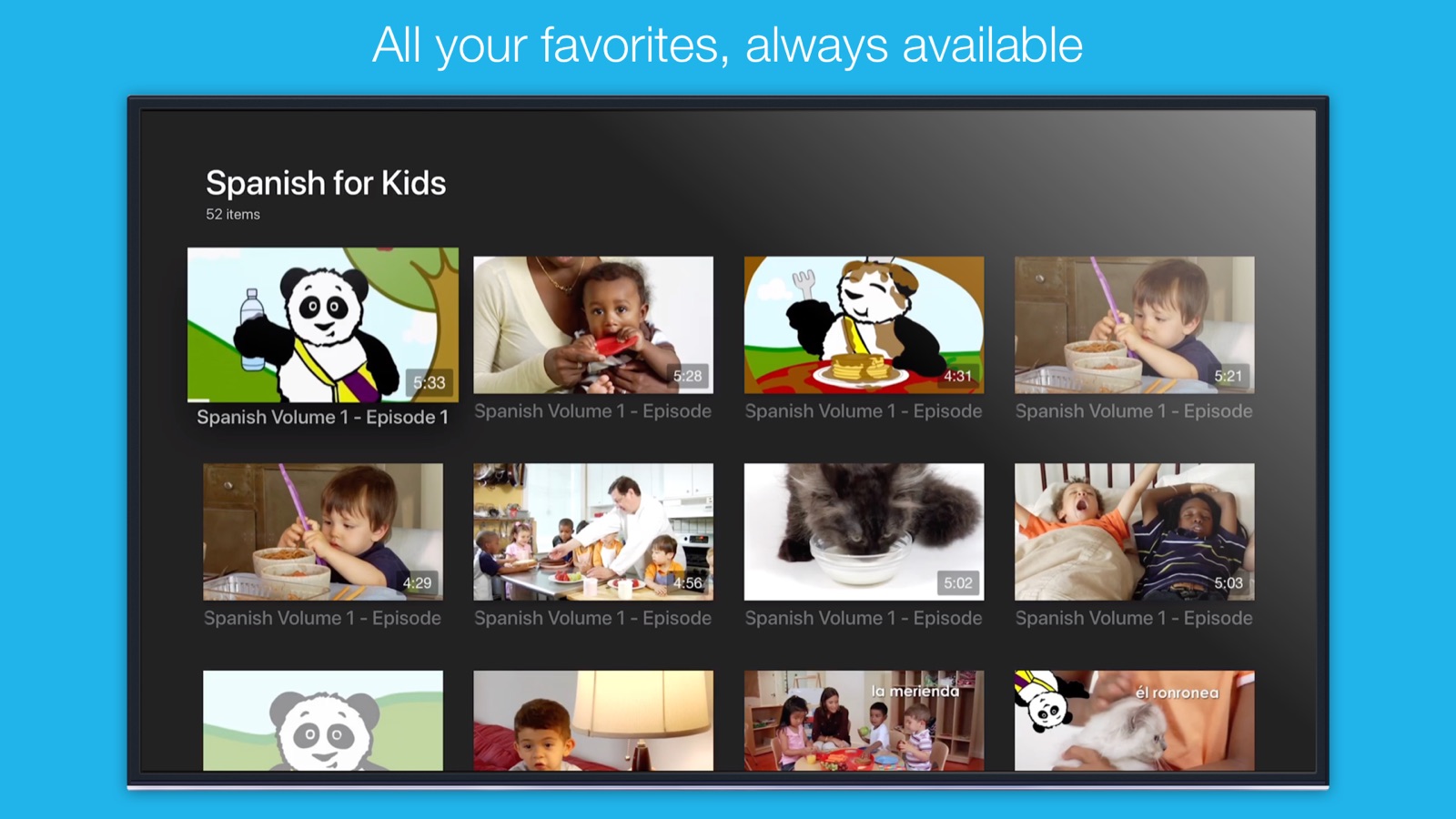Little Pim Video apple_tv screenshot 3