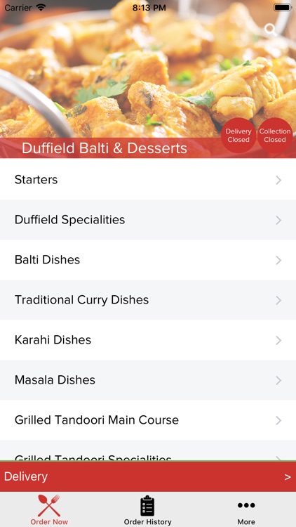 Duffield Balti Desserts