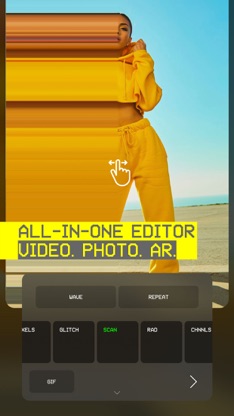 GlitchCam: Video, Photo, AR screenshot 2