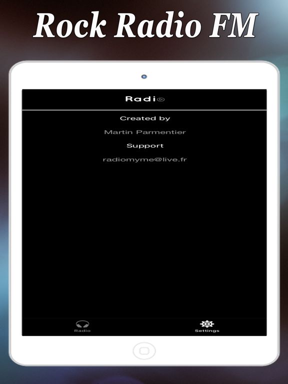 Rock Radio FM iPad screenshot 4 - Music app