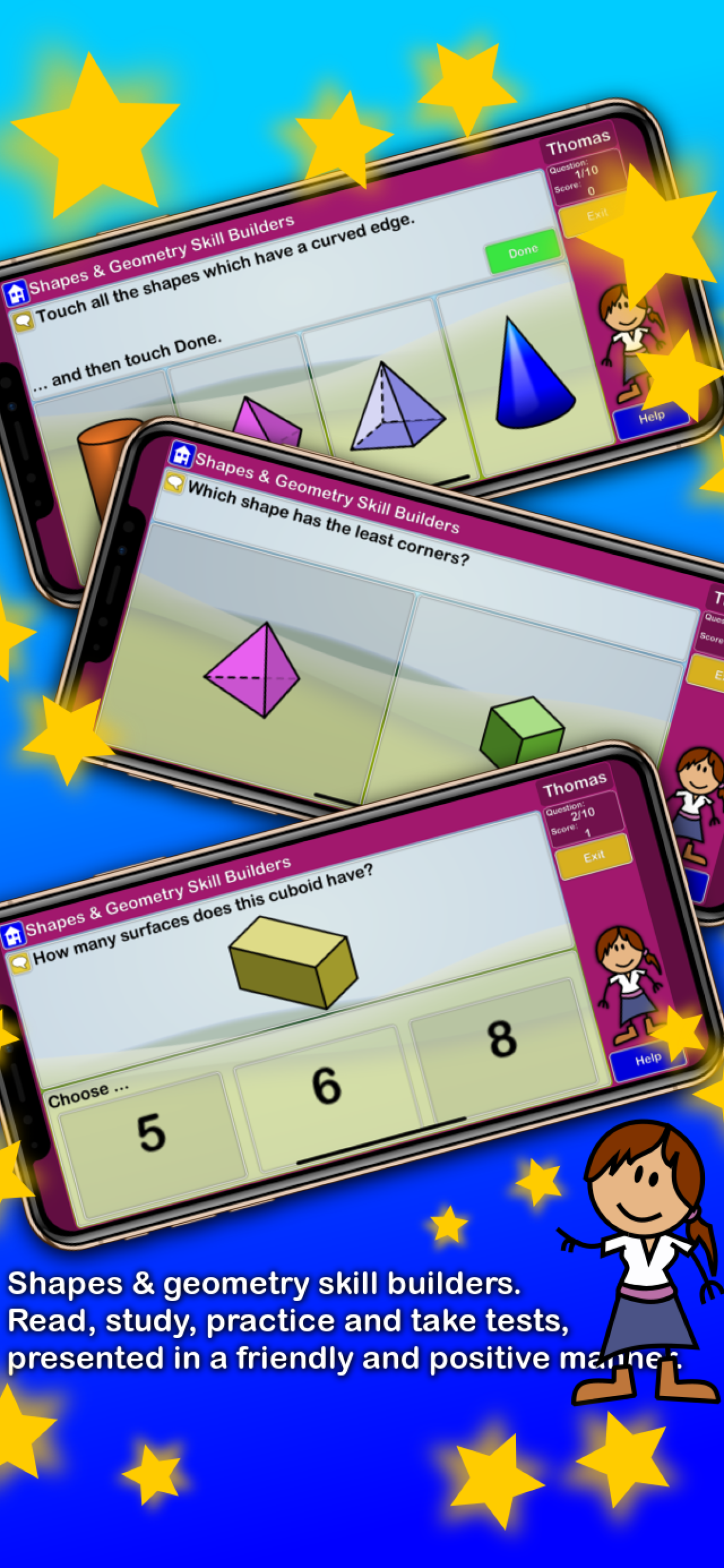 Shapes+Geometry Skill Builders