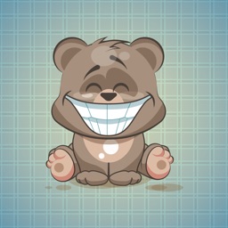 Sticker Me: Funny Bear