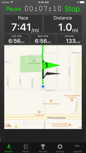 Fitmeter Run Basic – GPS Run screenshot 1