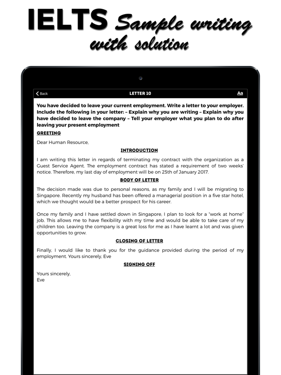 Screenshot #6 pour IELTS Letters