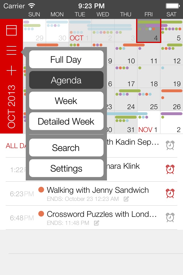 Calvetica Calendar screenshot 3