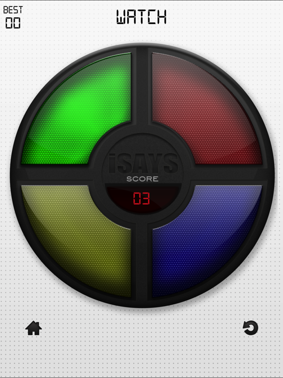 Screenshot #4 pour iSays Memory Game (Lite)