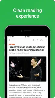 feedly - smart news reader iphone screenshot 4