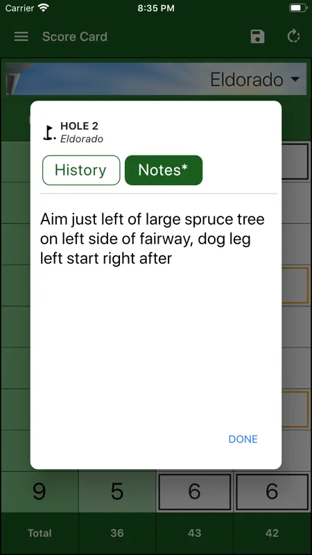 EasyScore Golf Scorecard screenshot 6 of 10