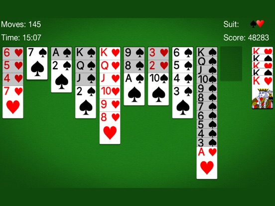 Spider Solitaire - Cards Game iPad screenshot