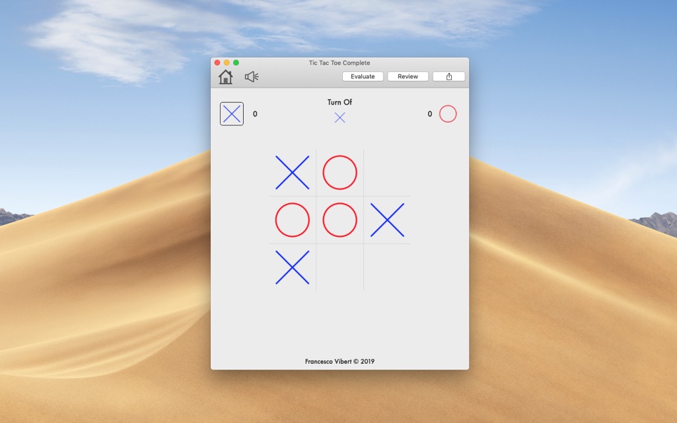 #5. Tic Tac Toe Complete (macOS) 由: Francesco Nicolas Fabio Vibert