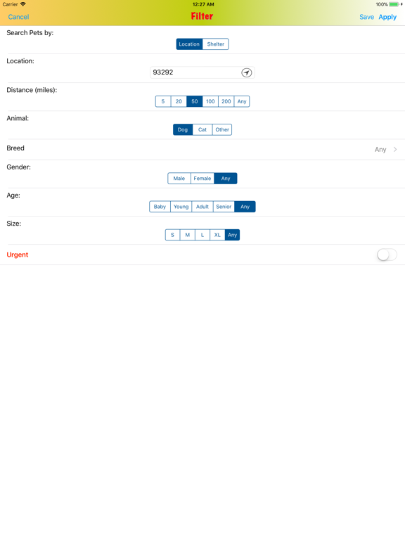 Pet Pick iPad screenshot 9 - Lifestyle app