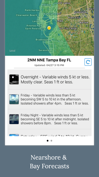 Florida Boating Weather Screenshot