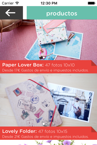 Paper Lover - Imprimir fotos screenshot 2