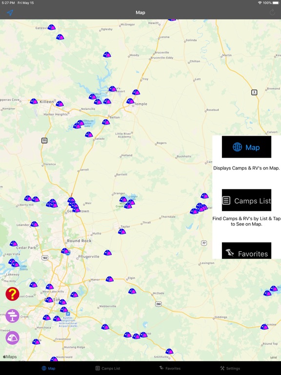 Screenshot #6 pour Texas – Camping & RV spots