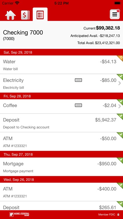 Home Federal Bank NE Business screenshot-4