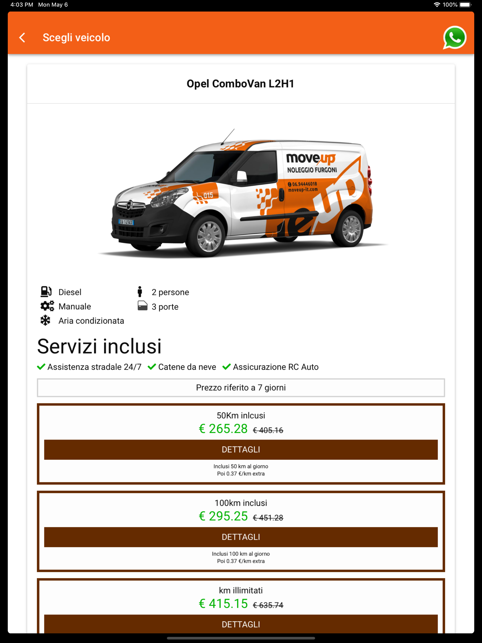 MoveUP - Noleggio Roma