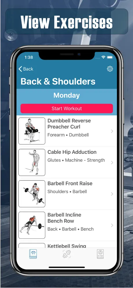 Warrior Gym Workout Tracker