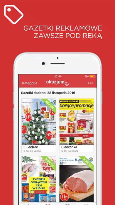 Okazjum - gazetki promocyjne Screenshot
