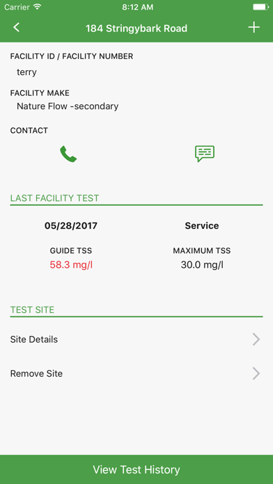Onsite Management App (OMA) Screenshot