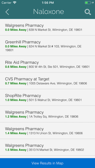 OpiRescue Delaware Screenshot