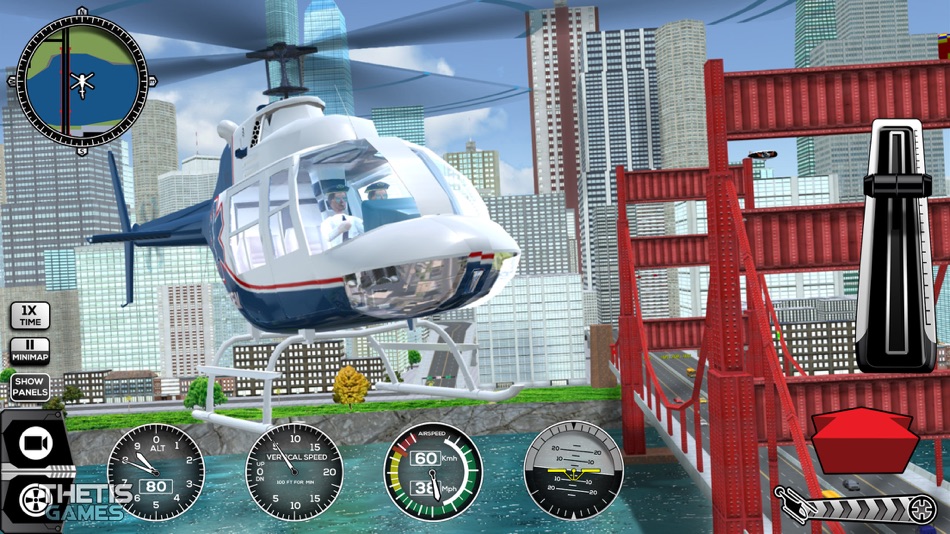 #4. Helicopter Simulator 2017 (iOS) 由: Thetis Consulting