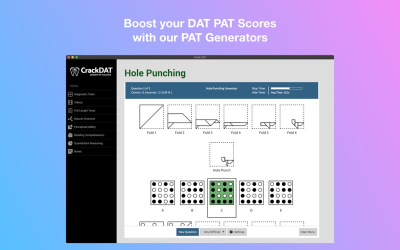 Crack the DAT Dental Admission screenshot