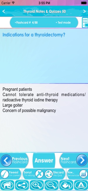 Thyroid Exam Review App : Q&A(圖2)-速報App