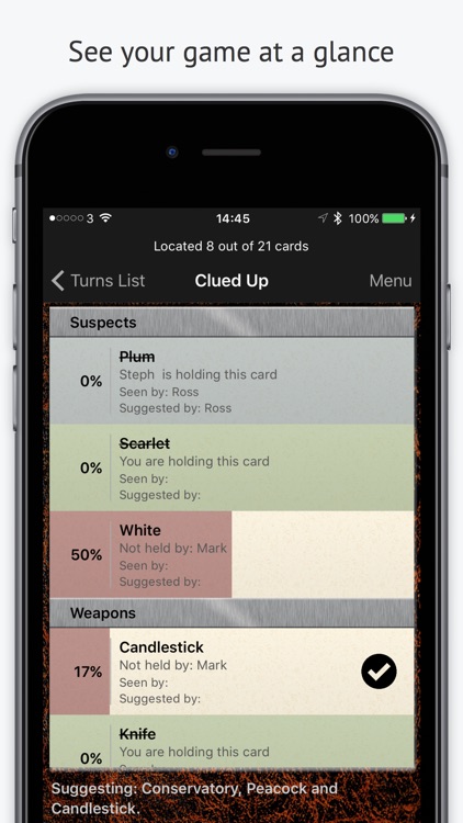 Clued Up: for Clue Board Game screenshot-0