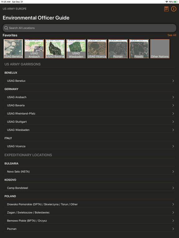 Screenshot #4 pour USAREUR EO Guide