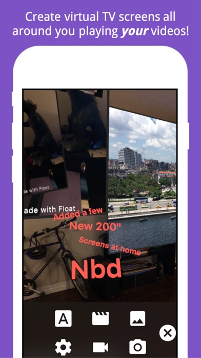 Screenshot #2 pour Float Camera – AR Video & Text