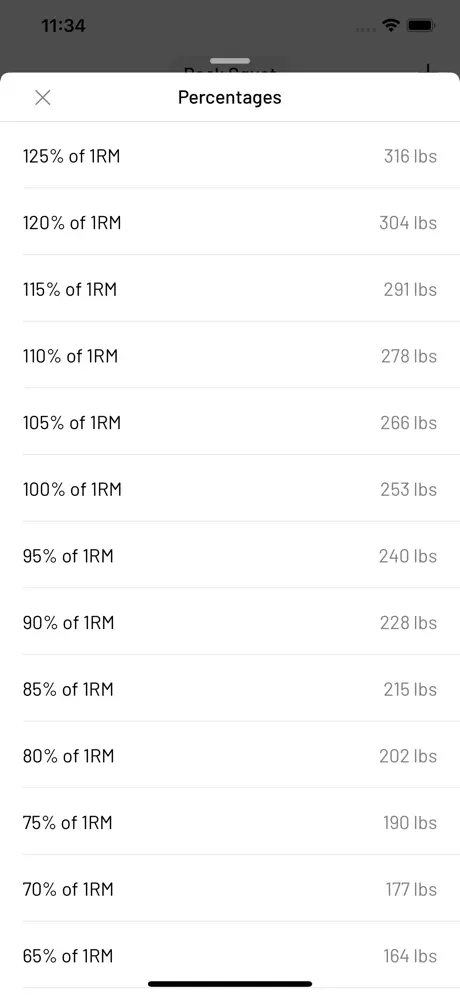 1RM Calculator - One Rep Max