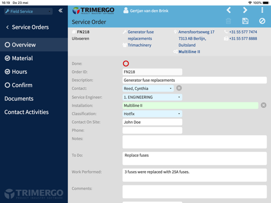 Screenshot #6 pour Trimergo Mobile