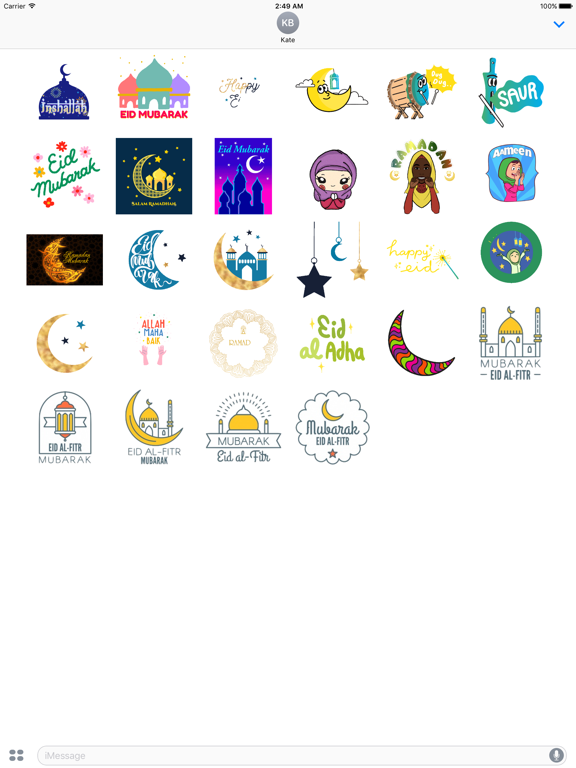 Screenshot #5 pour Animated Eid al-Fitr Sticker