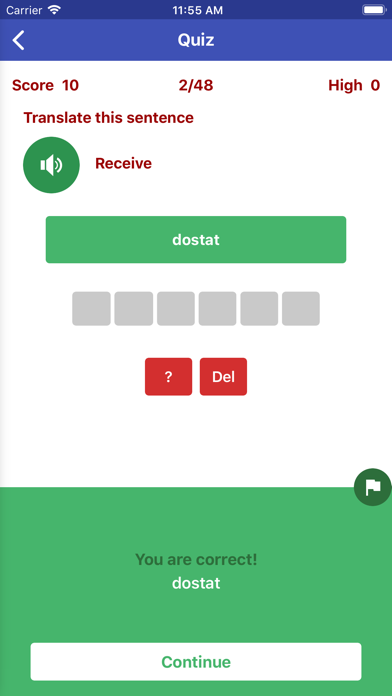 Learn Czech Daily iPhone screenshot 8 - Education app