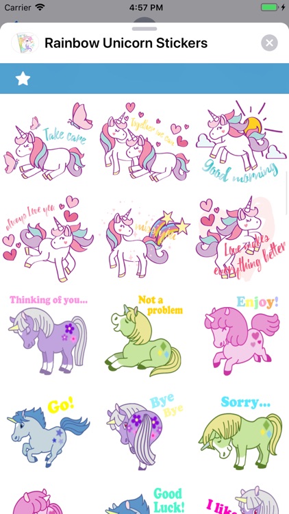 Rainbow Unicorn Stickers screenshot-3