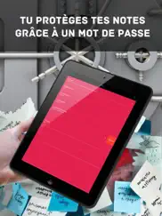 secure notes - bloc-notes iPad Captures Décran 1