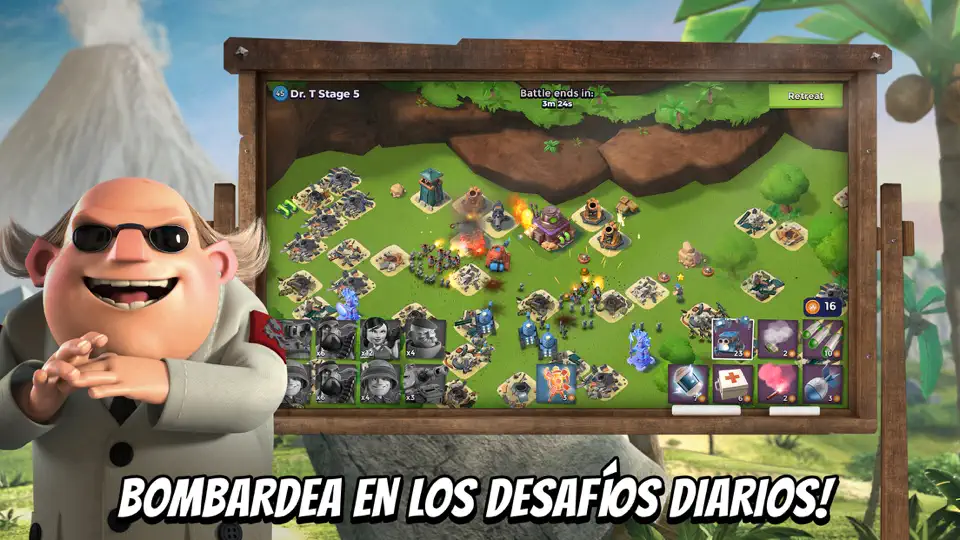 Captura de pantalla de Boom Beach en iPhone 2
